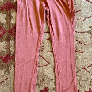 Icebreaker zone 260 Merino Leggings rose clay color women S NWOT merino wool